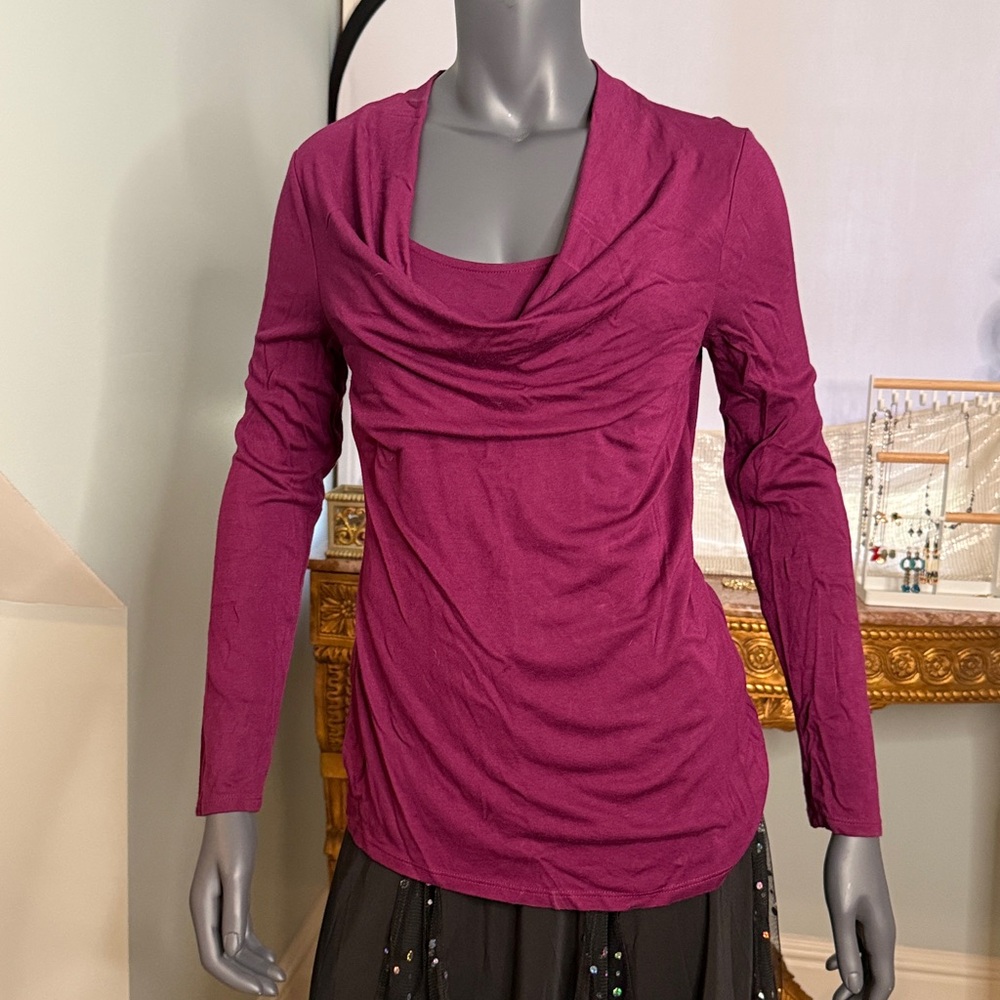 White House Black Market Plum Top